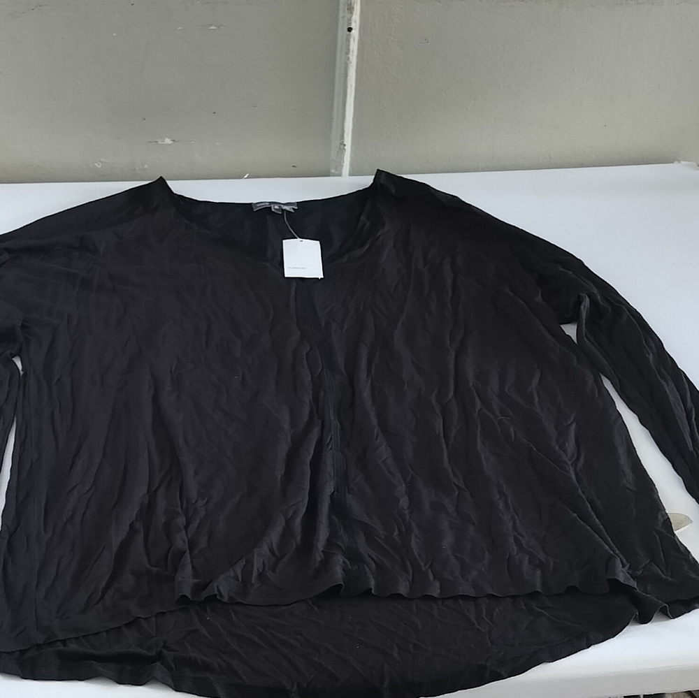 Vince Black Women's Blouse
